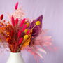 Bright And Colourful Dried Flower Bouquet, thumbnail 3 of 3