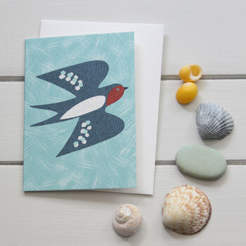 Swallow Wooden Bird Hanging Decoration, 3 of 3