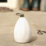 Bonheur White Marble Door Stop, thumbnail 3 of 8