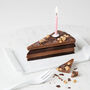 Flat Pack Letterbox Chocolate Birthday Cake And Candle, thumbnail 7 of 8
