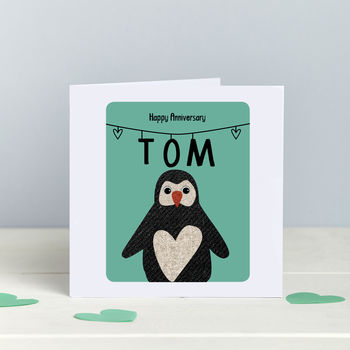 Valentine's Day/Anniversary Penguin Card, 3 of 4