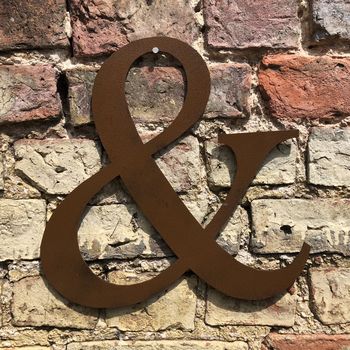 Coloured Metal Letters Sign A To Z Home Or Garden, 11 of 12
