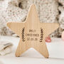 Personalised Baby Christening Gift Keepsake Star, thumbnail 1 of 2