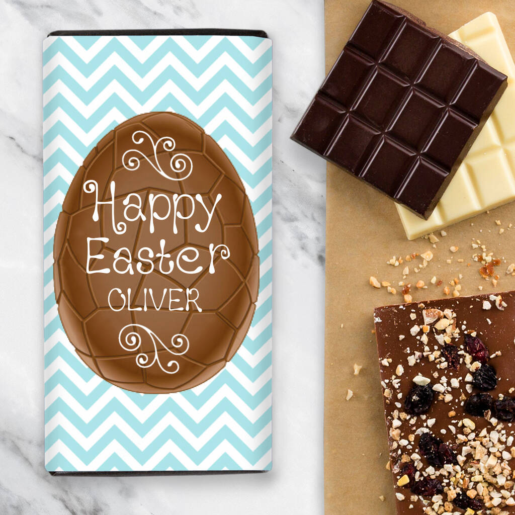 Artisan Easter Chocolate Letterbox Gift Set By Quirky Chocolate