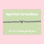 Special Grandma Heart Charm Stretch Bracelet, Stainless Steel, thumbnail 1 of 4