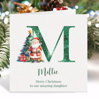 Personalised Initial Christmas Card, 4 of 5