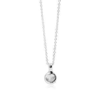 Pet Nose Print Necklace In Sterling Silver, 3 of 11