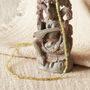 Green Peridot Short Beaded Layering Necklace, thumbnail 2 of 12