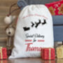 Personalised Christmas Special Delivery Santa Sack, thumbnail 3 of 4