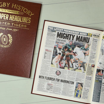Personalised Rugby Team Gift Book, 2 of 7