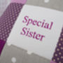 Special Sister Cushion Purple Spots, thumbnail 2 of 2