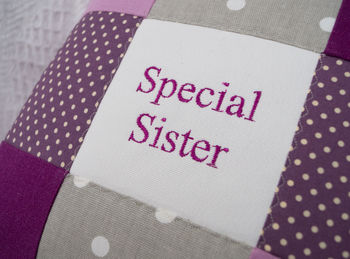 Special Sister Cushion Purple Spots, 2 of 2