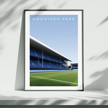 Everton Fc Goodison Park Main Stand Poster, 3 of 7