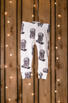 Skating Sloth Children And Baby Leggings, 4 of 6