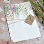 Whimsical Spring Gatedfold Wedding Invitation, thumbnail 1 of 7