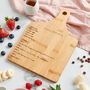 Personalised Recipe Serving Board, thumbnail 1 of 3