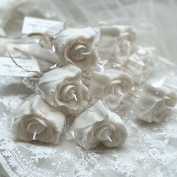 Personalised Wedding And Party Gifts / Hearts Candles Favours, 6 of 7