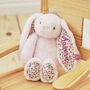 Personalised Easter Pale Pink Bunny Soft Toy, thumbnail 1 of 5