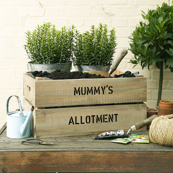 personalised grow your own allotment gardening gift by plantabox ...