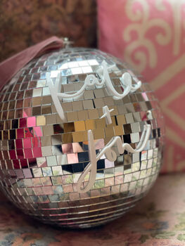 Personalised Disco Ball 20cm, 7 of 7