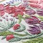 Cyclamen Flowers Embroidery Kit, thumbnail 4 of 10