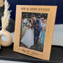 Personalised Wedding Photo Frame Mr And Mrs Gift, thumbnail 1 of 10