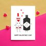Personalised Drinks Valentine's Card, thumbnail 1 of 10