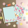 Personalised Butterfly Pattern Thank You Cards, thumbnail 1 of 4