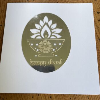 Set Of Four Festival Of Light Cards, 5 of 8