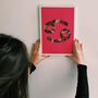 Personalised Star Sign Pressed Flower Frame, thumbnail 6 of 6