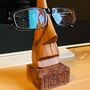 Personalised Wooden Nose Shaped Glasses Holder, thumbnail 1 of 3