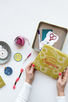 Embroidery Starter Kit Sewing Tin, 3 of 5