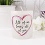 'All Of Me Loves All Of You' Metallic Candle For Her, thumbnail 2 of 6