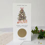 Christmas Tree Personalised Scratch Gift Card, thumbnail 1 of 9