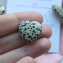 Dalmatian Jasper Crystal – Heart, Tower And Mushroom Trio, thumbnail 4 of 5