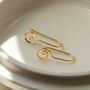 Sterling Silver Simple Spiral Dangly Earrings, thumbnail 6 of 9