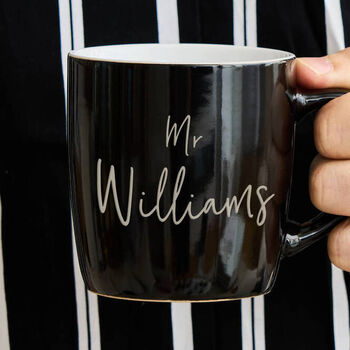 Personalised Stoneware Mug For Him, 3 of 10