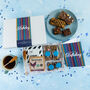 'Happy Birthday Stripes' Coffee And Treats Box, thumbnail 1 of 3
