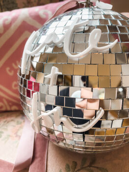 Personalised Disco Ball 20cm, 6 of 7