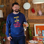 Festive Cheer Slogan Christmas Jumper Sweatshirt, thumbnail 1 of 7