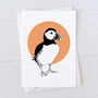 Puffin Print Gift Wrap Pack With Card Option, thumbnail 4 of 7