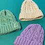 Personalised Initial Cable Knit Beanie, thumbnail 5 of 5