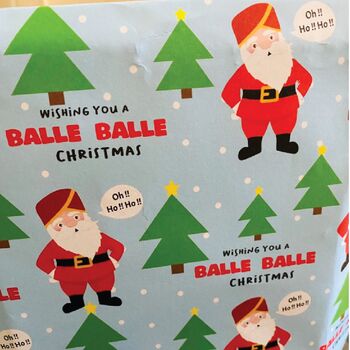 Balle Balle Christmas Gift Wrap, 2 of 2