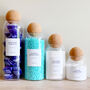 Cork Ball Glass Storage Jar With Personalised Waterproof Label, thumbnail 1 of 9