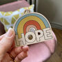 Hope Wooden Christmas Tree Decoration, thumbnail 2 of 4