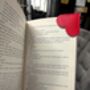 Personalised Heart Shaped Vegan Bookmark, thumbnail 3 of 7
