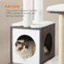 Cat Tree 165cm Modern Cat Condo Removable Cushions, thumbnail 6 of 7