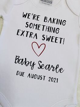 Baby Announcement | We're Baking Something Extra Sweet, 2 of 8