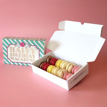 Birthday Macarons Gift Box, 4 of 9