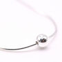 Silver Necklace For Women Bead Choker, thumbnail 6 of 6